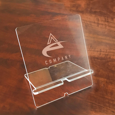 Acrylic Tablet Stand: Logo or Text