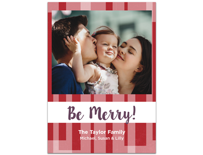 Holiday Card: Be Merry 5x7