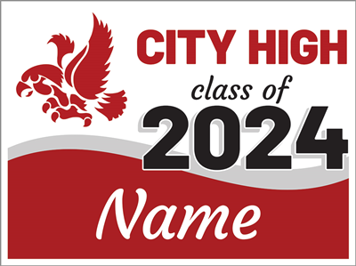 Graduation Sign-City High 1