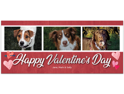 Valentine: Rustic 4x9