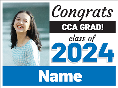 Graduation Sign-CCA 3
