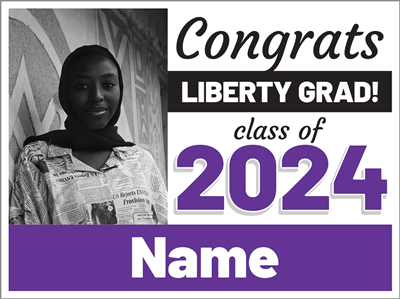 Graduation Sign-Liberty 3